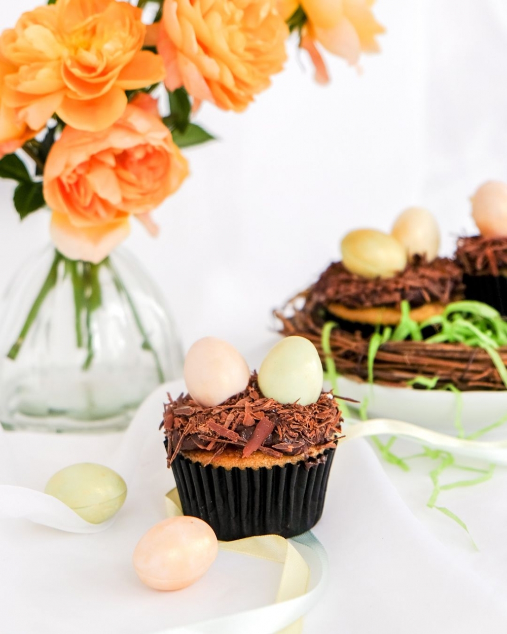 復活蛋杯子蛋糕～