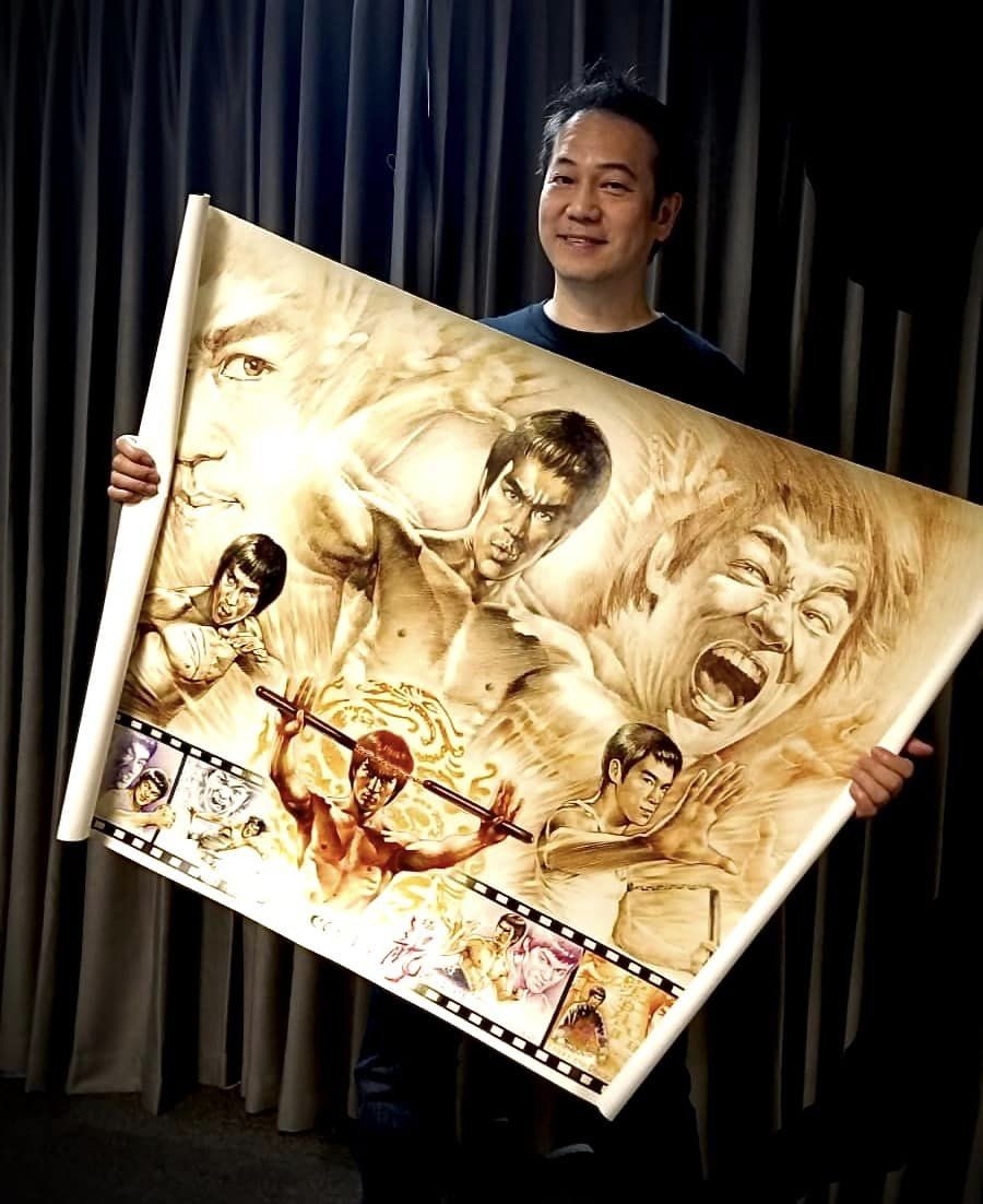歐錦棠是非常有名的李小龍迷