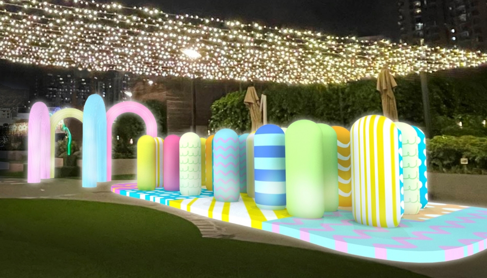 仲加入了不少互動元素,包括攀架及吹氣裝置等~