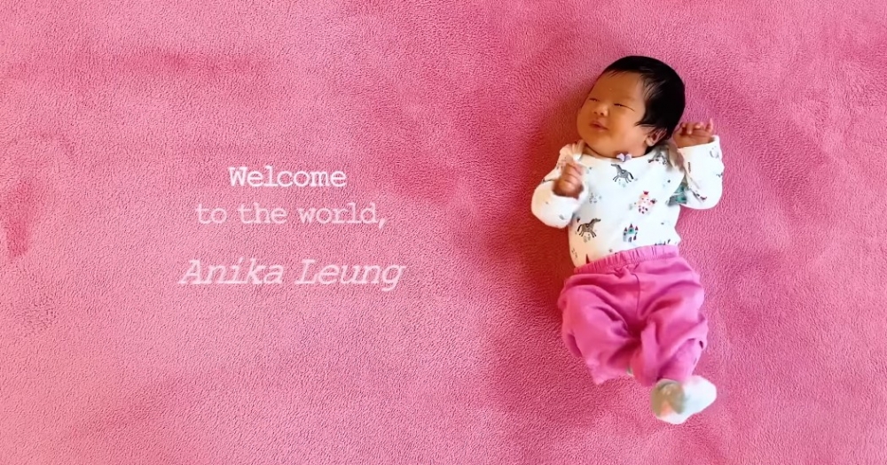 恭喜嘉欣成功誕下Anika