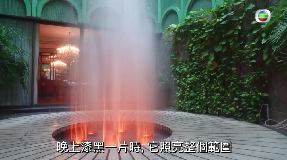 Shahan家中更設有噴泉，當屋企舉行party、大型宴會時就會開燈。