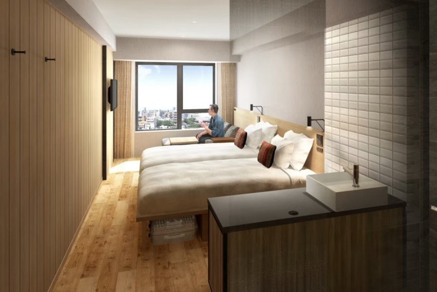 「OMO3淺草」合共有98間房，主要分為3種房型，但有不同風格嘅房間