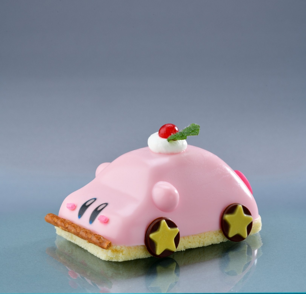 汽車塞滿嘴蛋糕~