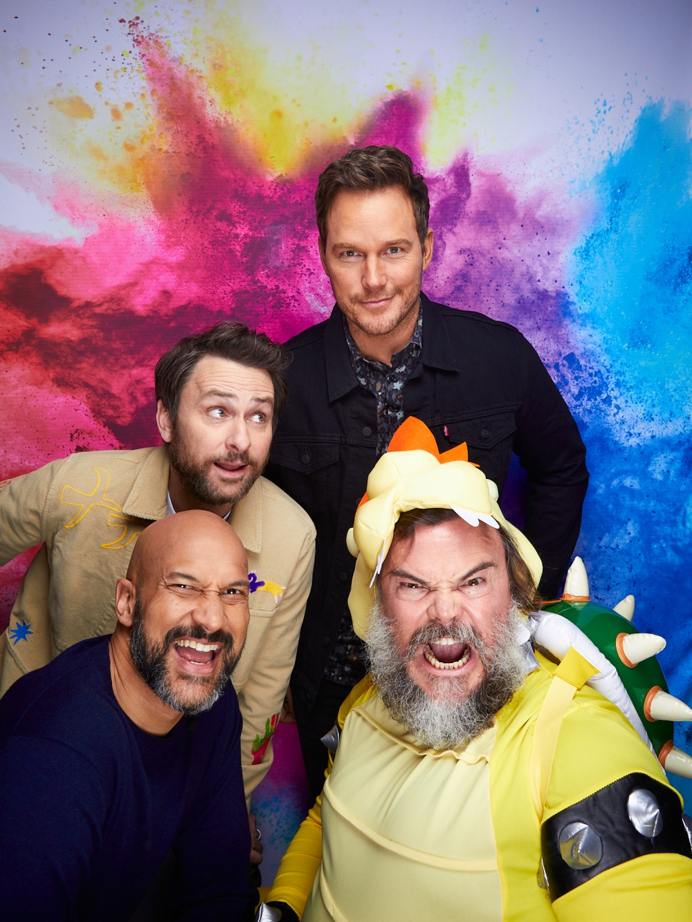 Charles Peckham、Keegan-Michael Key、Chris Pratt及Jack Black。