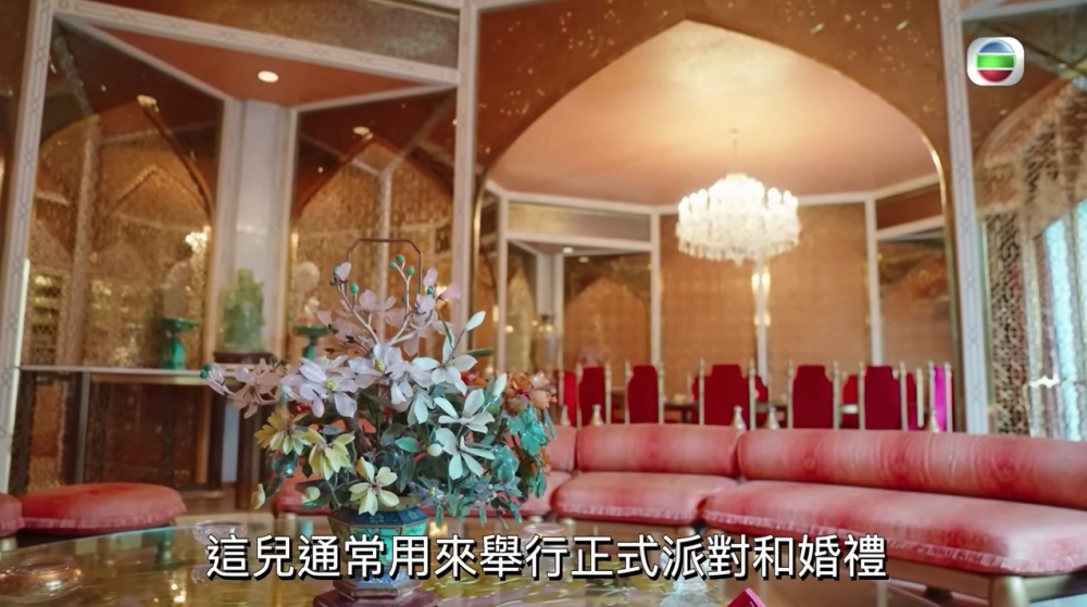 呢個蒙兀兒廳主要係用嚟舉行正式派對同婚禮