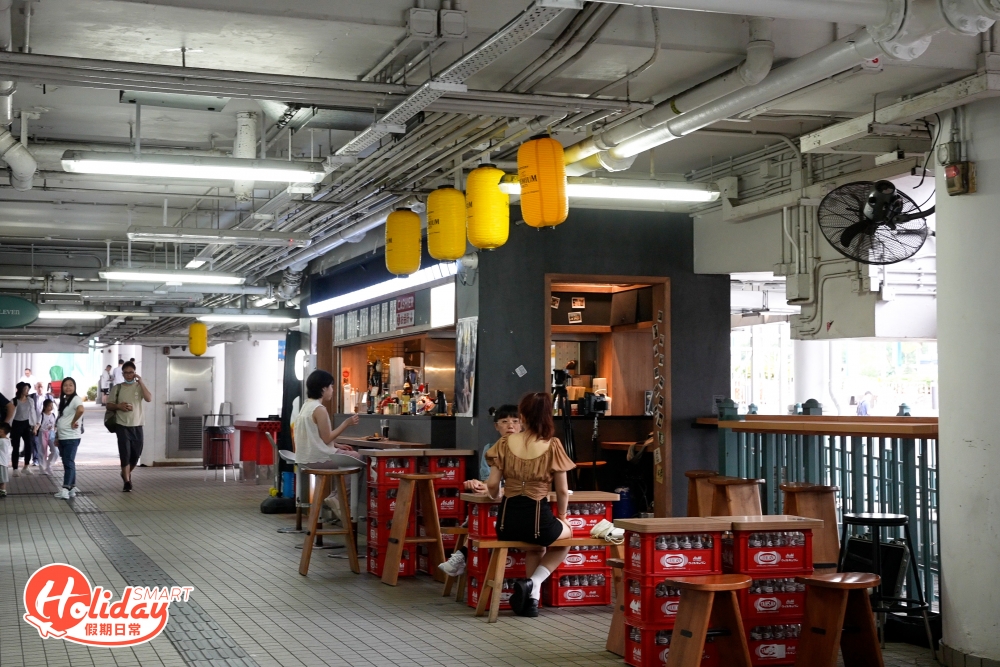 位於中環七號碼頭地下的日式居酒屋「Chi tachinomi」開業多年,主打價錢親民的日式丼飯及串燒。