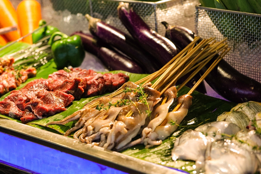 自助餐的菜式十分精彩豐富！