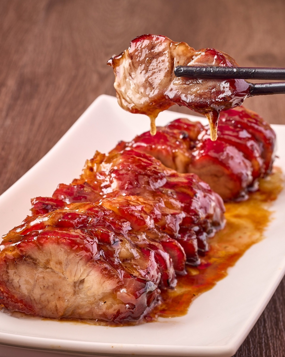 和哥叉燒調味、肉質恰到好處。