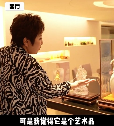 向太位於九龍塘嘅豪宅擺放咗好多著名藝術家嘅作品，又有好多玉石收藏品。