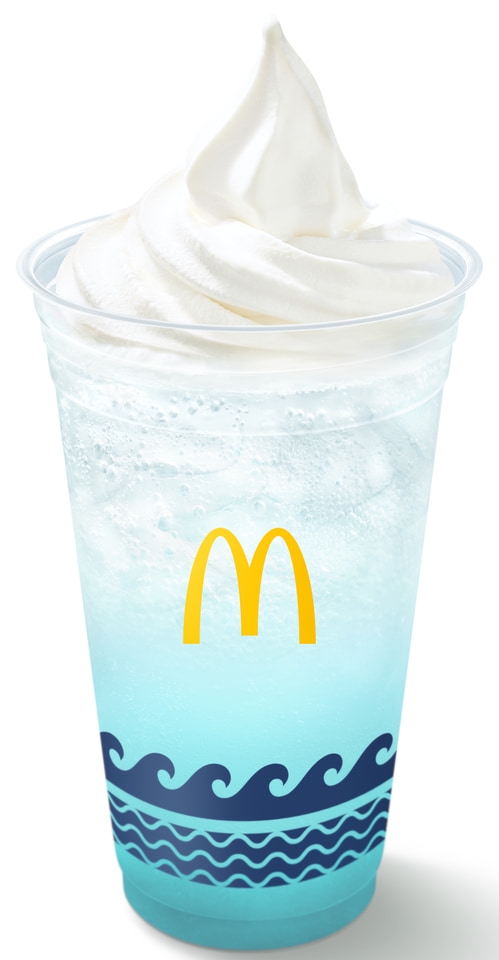 優格漂浮汽水。