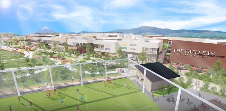 Outlet內有五人足球場