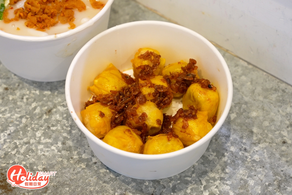 炸燒賣的XO醬是店舖自家出品。