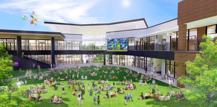 Outlet內更設有超大型草地