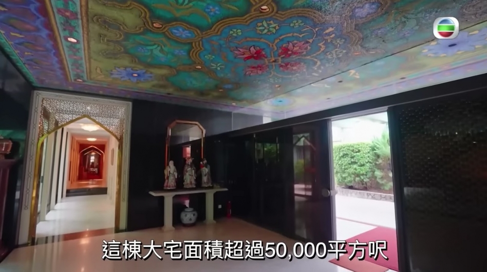 喺大宅唔少地方都有印度壁畫