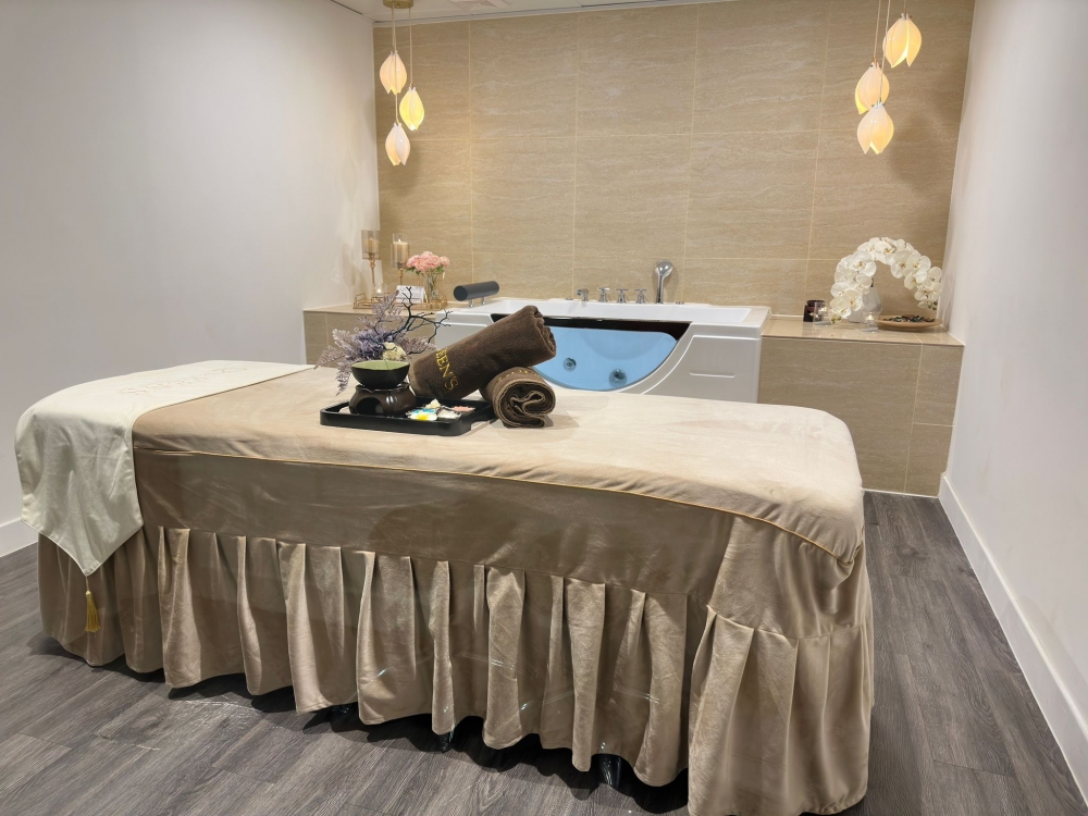 Queen’s Beauty & Spa的環境不但舒適典雅，而且環境十分寬敞！