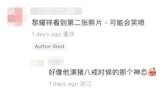 網民覺得影到豬八戒嘅神態。