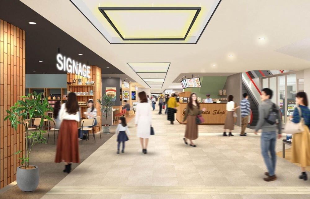 「mina天神」距離地下鐵空港線「天神車站」步行只需約3分鐘～