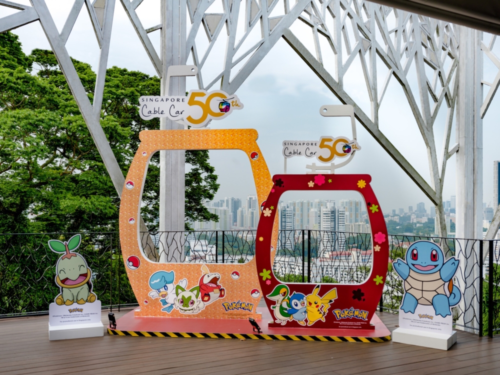 纜車站各處設置了不同的Pokémon打卡位~