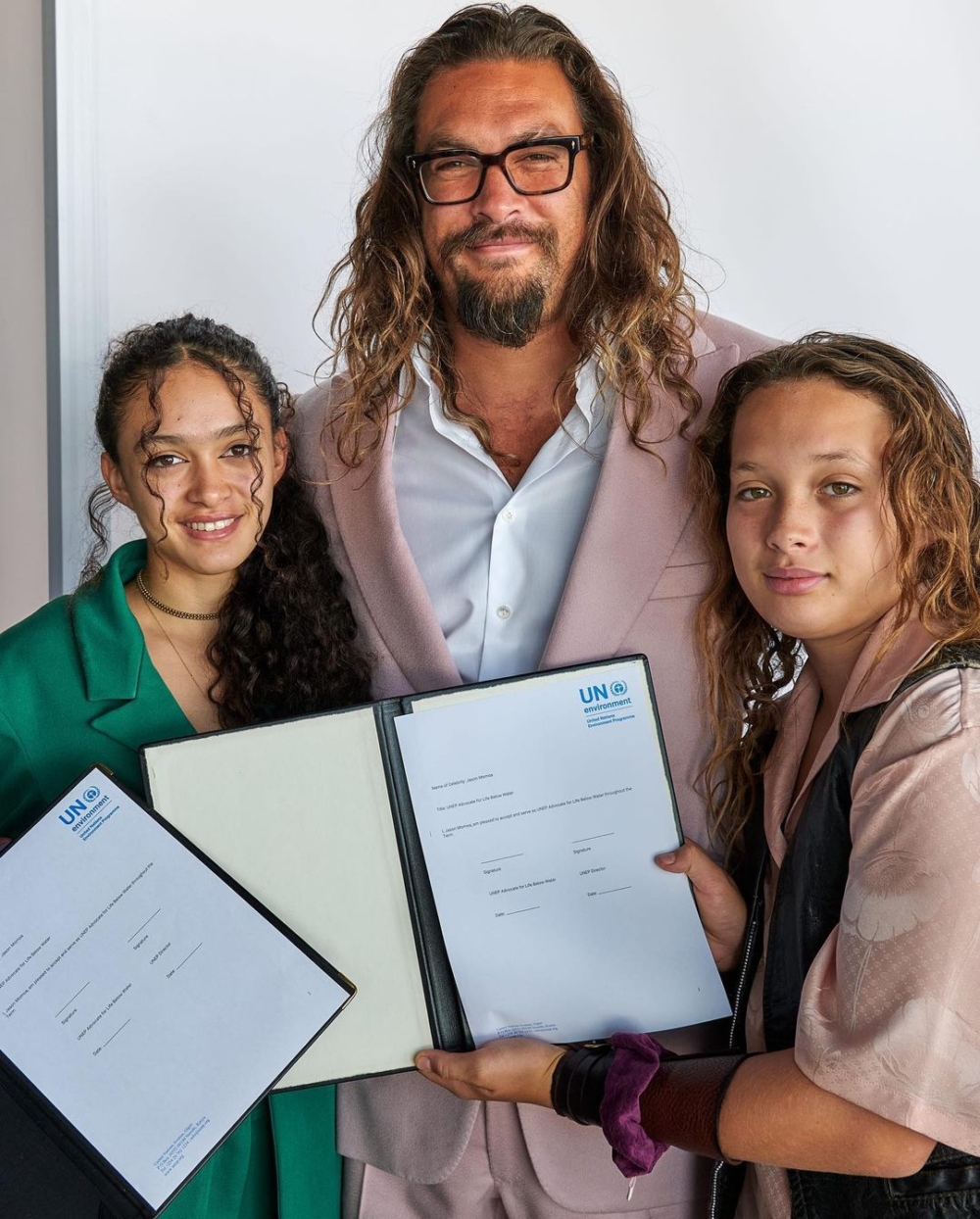 Jason Momoa被選為聯合國環境署永續發展目標「Life Below Water」的宣導大使！