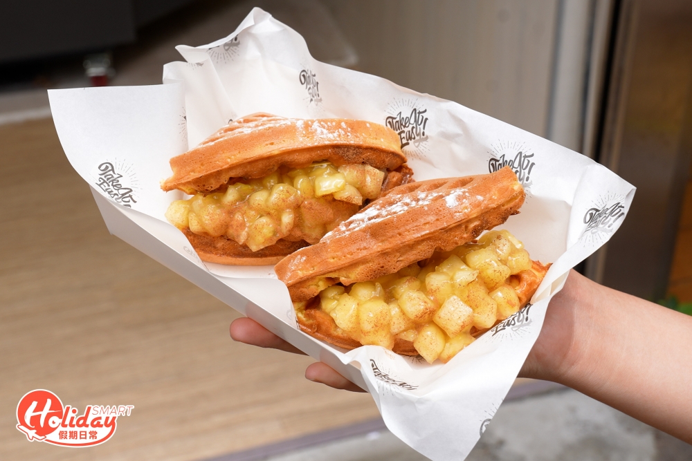 店家最近的爆餡蘋果格仔餅爆紅,皆因餅中夾滿香甜蘋果粒,用料夠大方,而且食落陣陣肉桂香,更酸甜開胃。