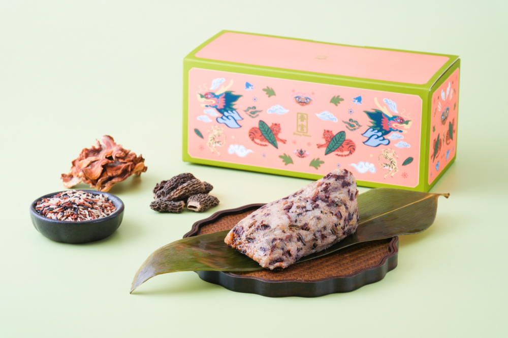 香宮潮州風味竹筒粽。