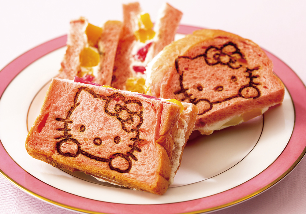 Hello Kitty水果三文治～