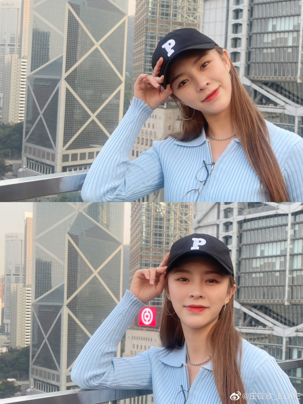 目前莊錠欣喺台灣、內地、香港三地來回