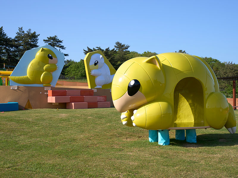 穿山鼠直接變身遊樂設施？！