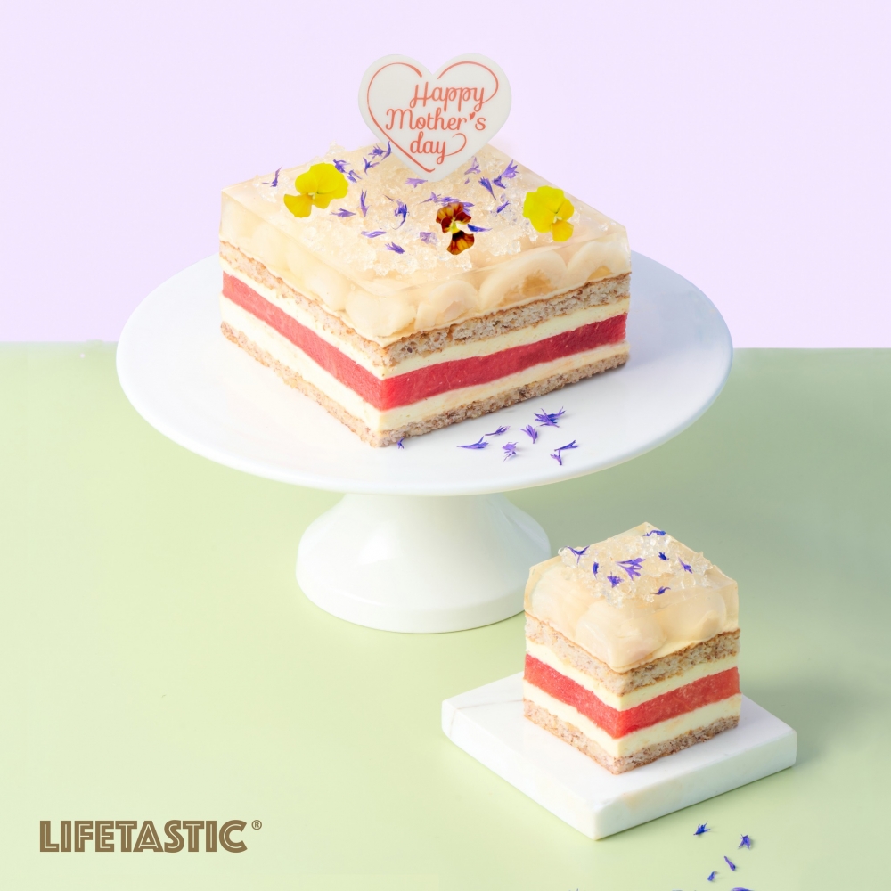 母親節蛋糕2023推介:荔枝西瓜蛋糕