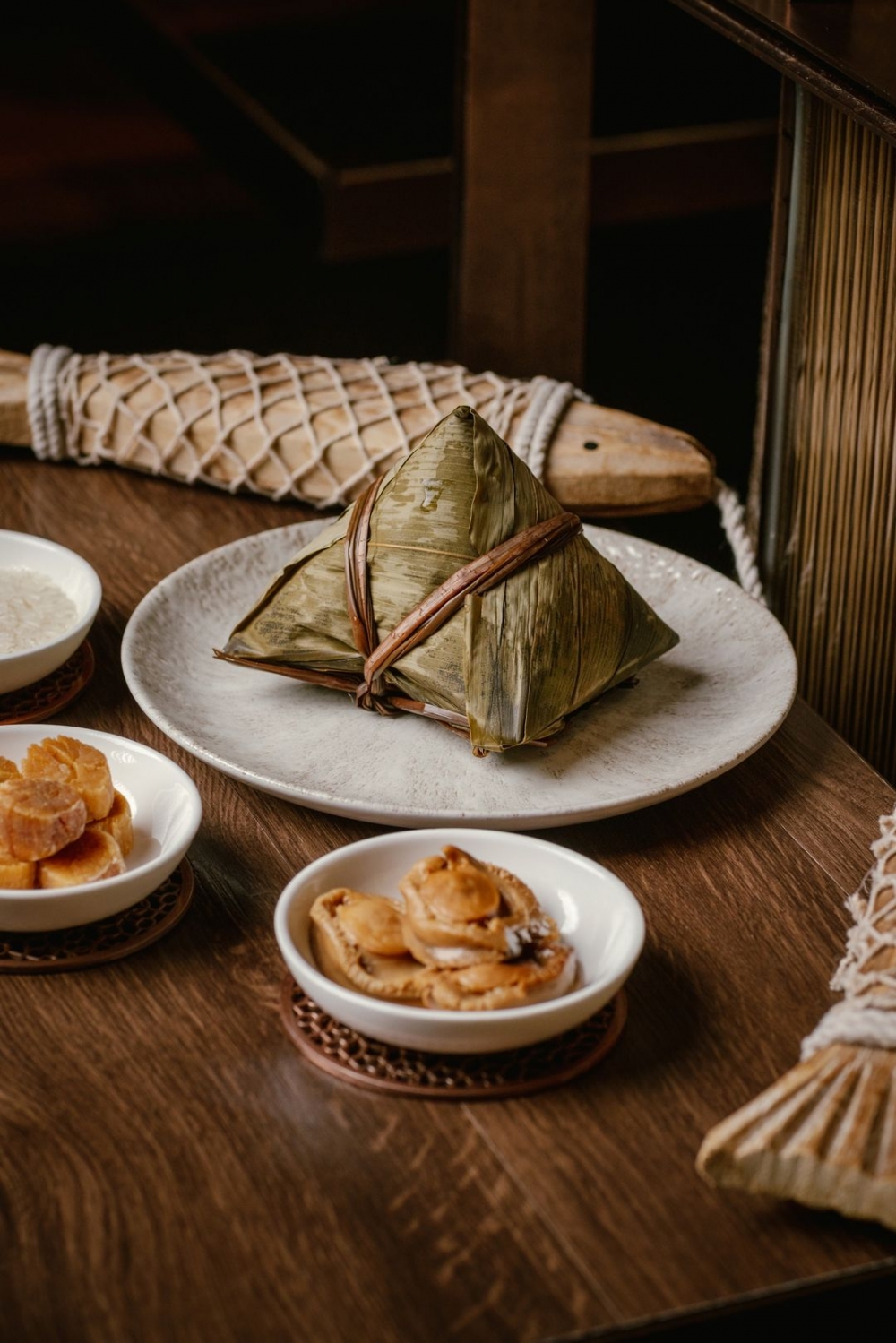 鮑魚瑤柱咸肉糉。