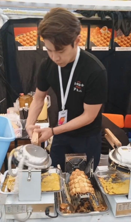 羅天宇則主力整雞蛋仔