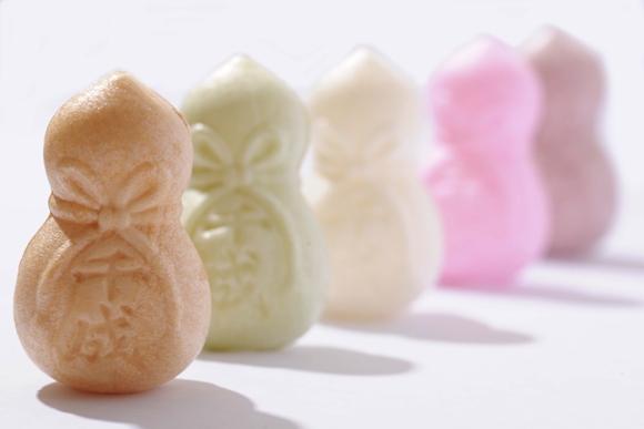 葫蘆造型嘅鹽大福係店內嘅人氣手信。