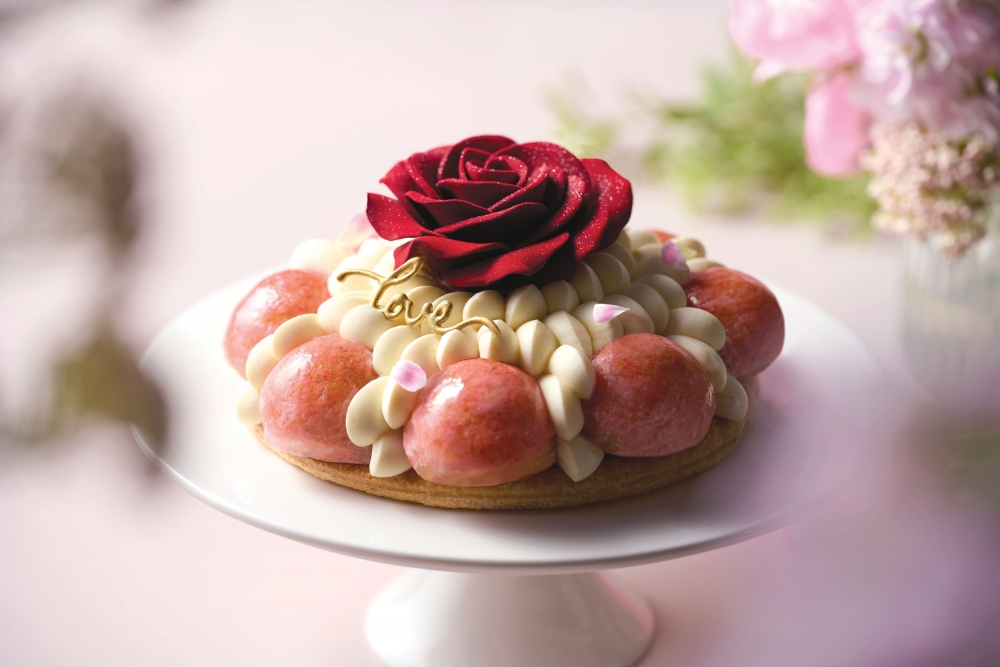 母親節蛋糕2023推介:法式士多啤梨玫瑰蛋糕