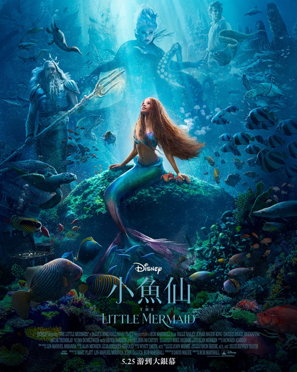 迪士尼《小魚仙》真人版電影將於5月25日在香港上映!