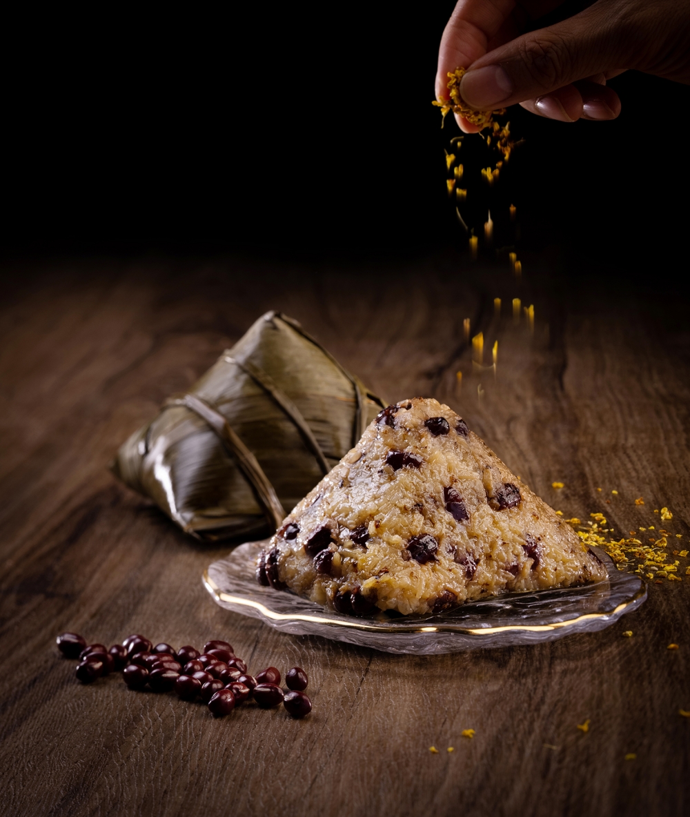 富豪至尊桂花紅豆芋蓉粽。