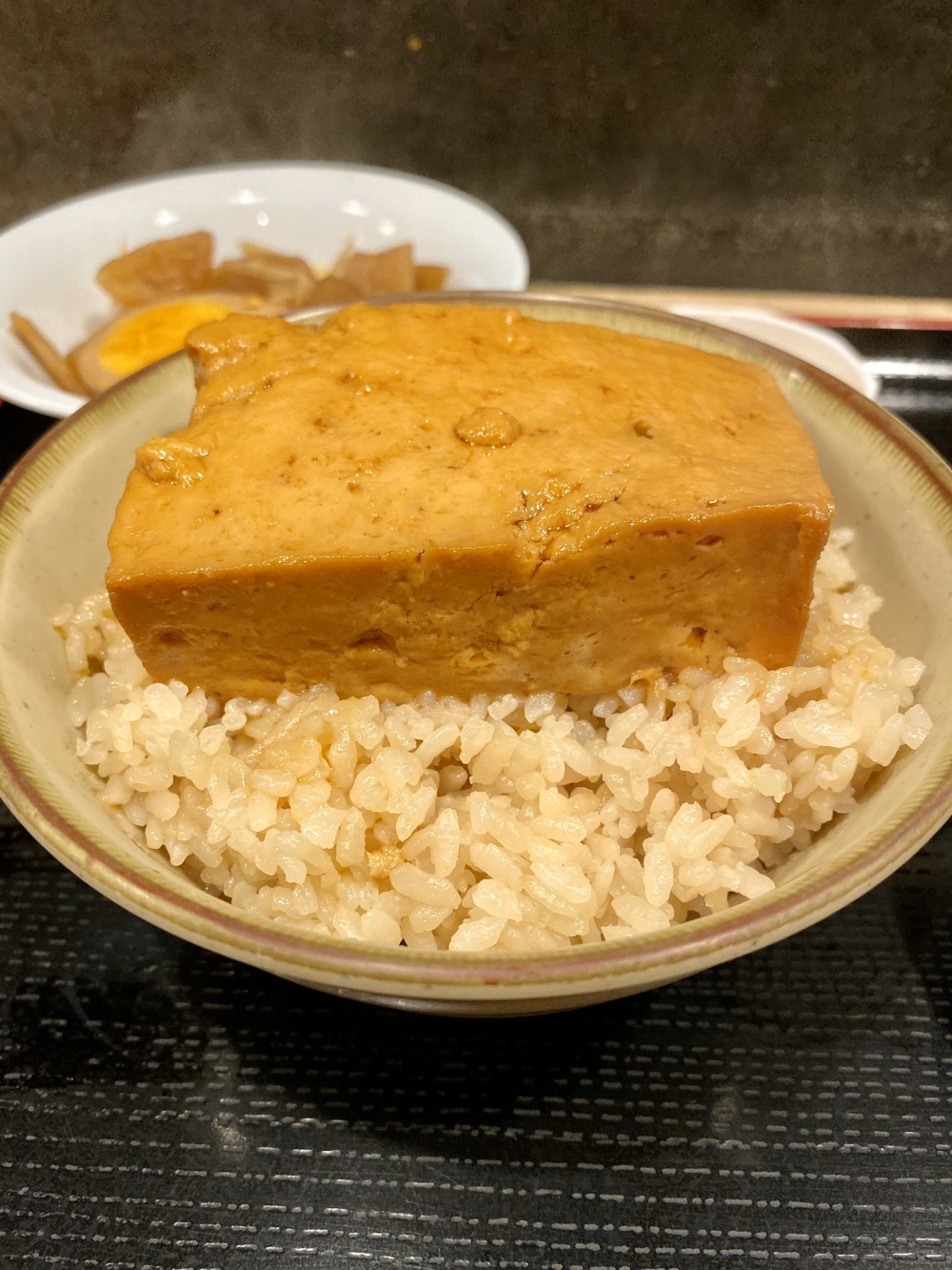 網民推薦懷舊豆腐飯。