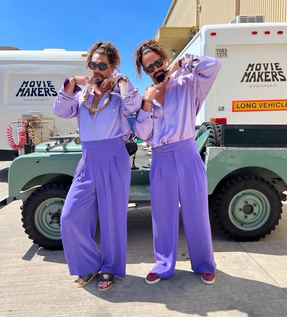 Jason Momoa與《狂野時速10》的替身齊齊俏皮變身！