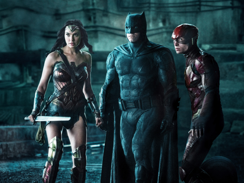 神奇女俠在《正義聯盟》中與蝙蝠俠及閃電俠有多場對手戲！