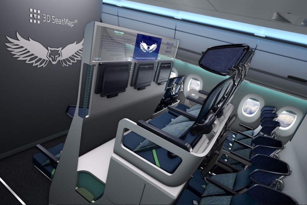 成架飛機座位數量預計會增加約5%~10%