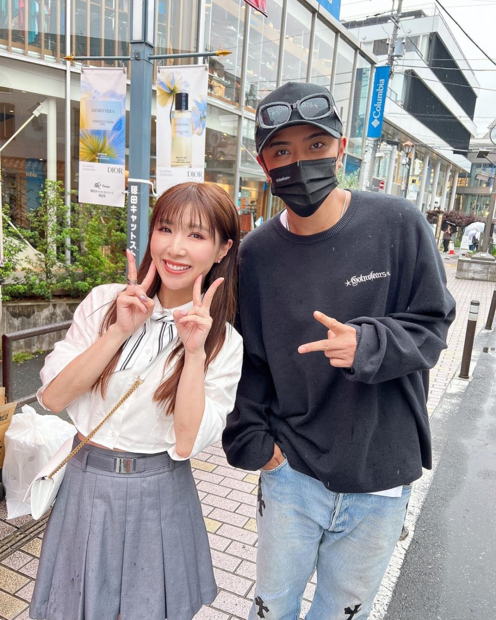今次旅程譚嘉儀仲喺原宿行街時遇到小豬羅志祥