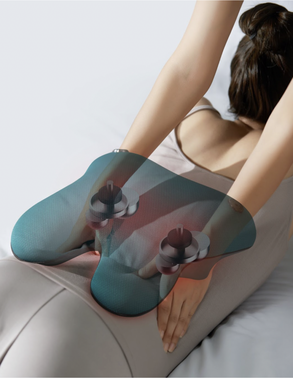 背部無線熱敷按摩器