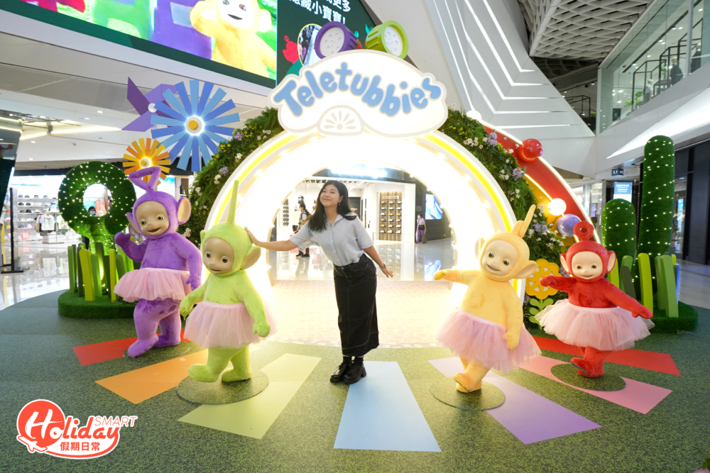Po、Tinky Winky、Laa-Laa及Dipsy結伴現身,更穿上Q爆芭蕾舞裙大展舞姿,最適合來張大合照!