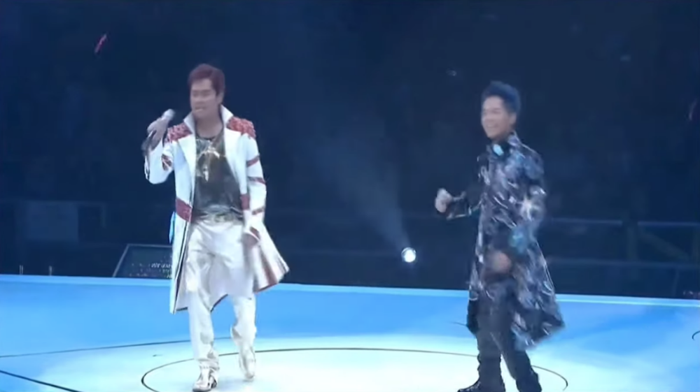 譚詠麟同李克勤一向係圈中好友,佢哋合作開《左麟右李演唱會》大受歡迎