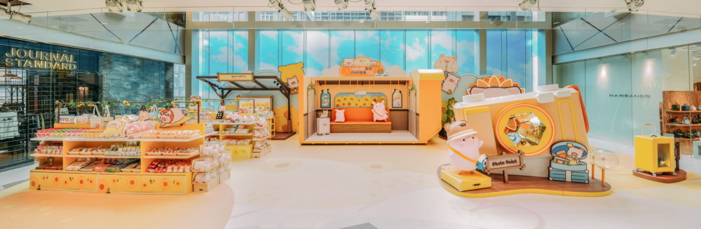 萌爆的「LuLu豬夏日Chill級旅『豚』」主題裝置～