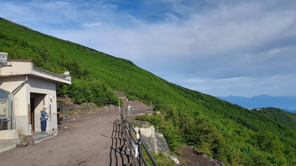 吉田口六合目。