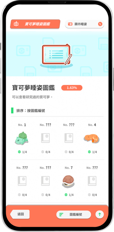 玩家的終極任務就係完成「寶可夢睡姿圖鑑」！
