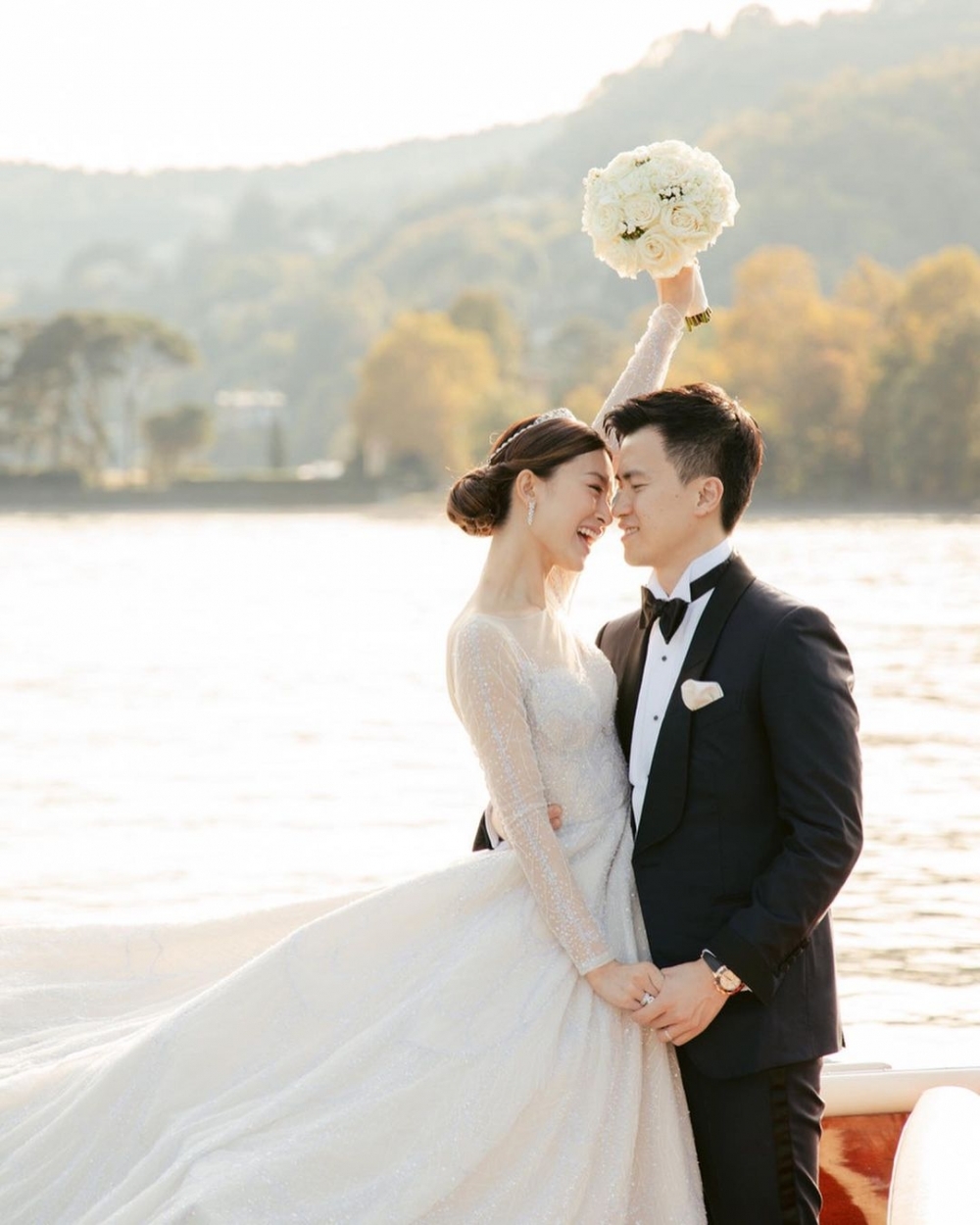 Janice Man於2019年與富二代老公吳啟楠結婚