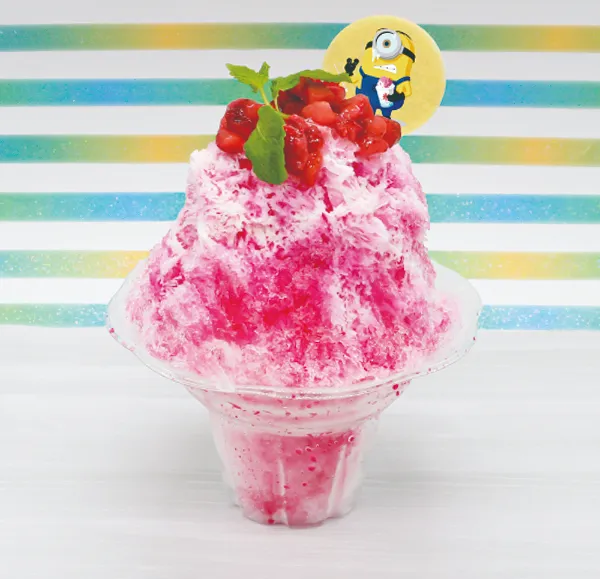 Stuart士多啤梨刨冰。