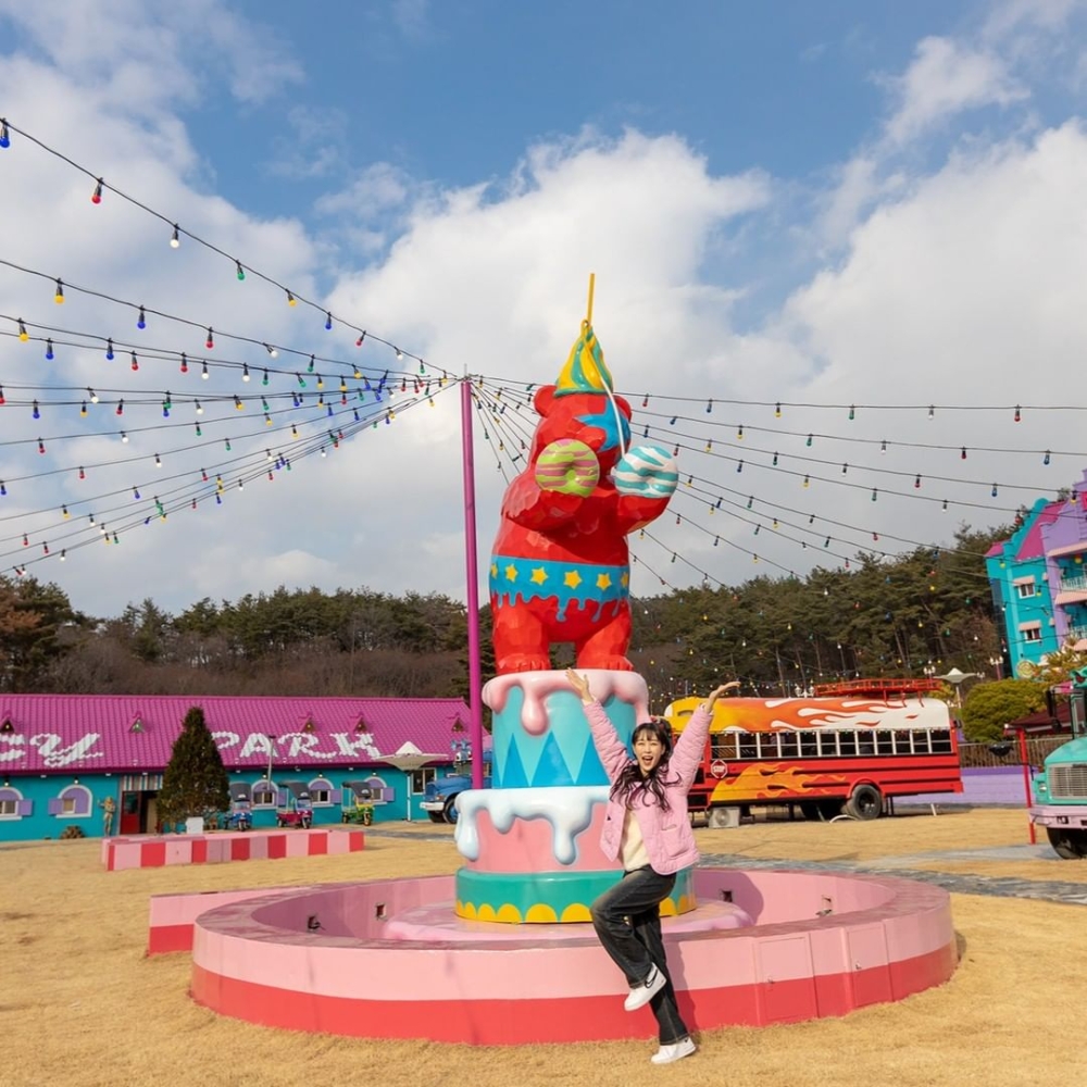 萌爆的藝術噴泉公園！