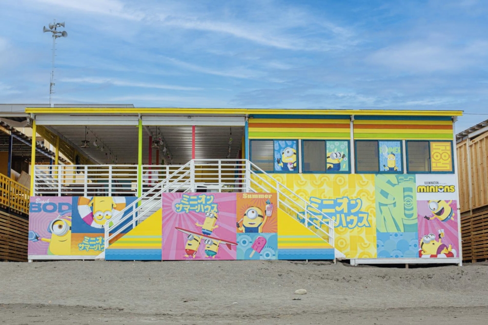 「Minion Summer House」餐廳分別在日本江之島及福岡海灘開業～